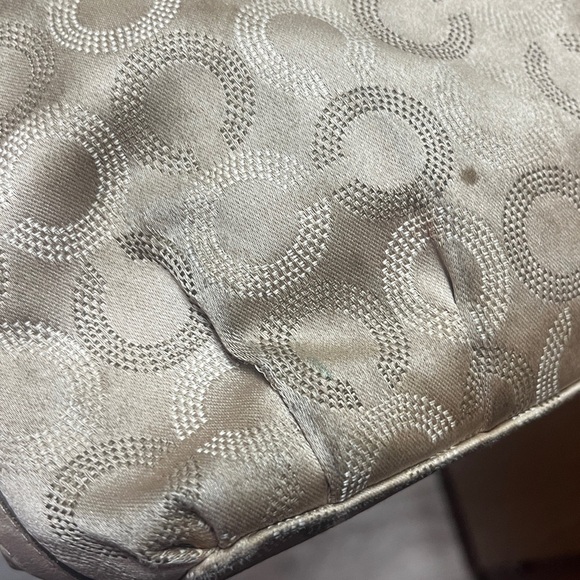 Coach Madison *REHAB* Dotted Khaki Signature Mini Handbag (44379) - Picture 9 of 10